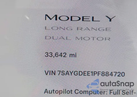 7SAYGDEE1PF884720